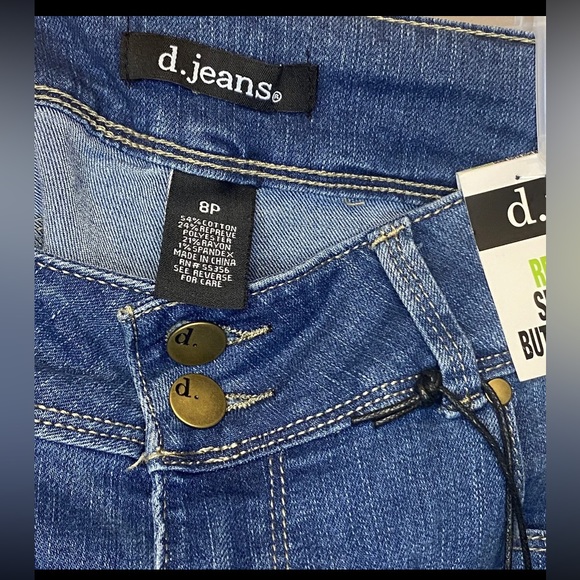 COPY - d. jeans size 8 P super high waist butt lifter capri petite. NWT - Picture 3 of 3